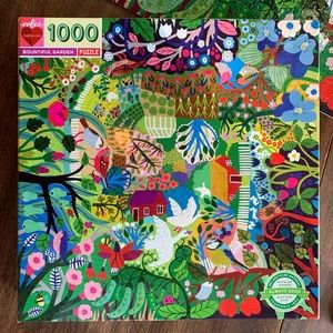 Eeboo Bountiful Garden 1000 pc puzzle